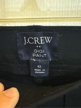 J.Crew Outlet Gigi Pant in Black